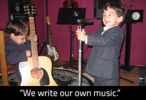 We write our own music