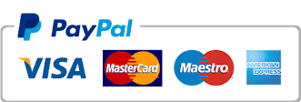 Accepted payment examples for PAYPAL; VISA, MASTERCARD, MERTO, American Express, Etc..